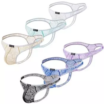 Мужское сексуальное нижнее белье, прозрачные шорты, трусы с принтом губ XL