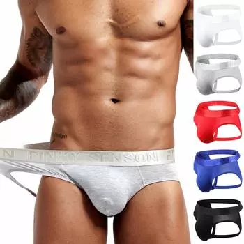 Мужское сексуальное нижнее белье, прозрачные шорты, трусы с принтом губ L