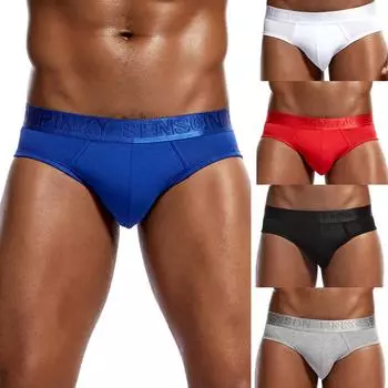 Мужское сексуальное нижнее белье с буквенным принтом, боксеры, шорты, трусы с выпуклой сумкой L чёрный