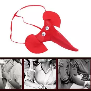 Мужское сексуальное нижнее белье с мешочком-стрингом, трусы-бикини с низкой посадкой, эластичные трусы-бикини с Т-образным вырезом, мужские трусы-бикини со слонами, подарки