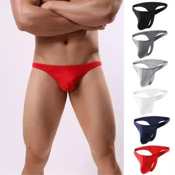 Мужское сексуальное нижнее белье, шорты, однотонные трусы, мягкие хлопковые трусы, трусы M