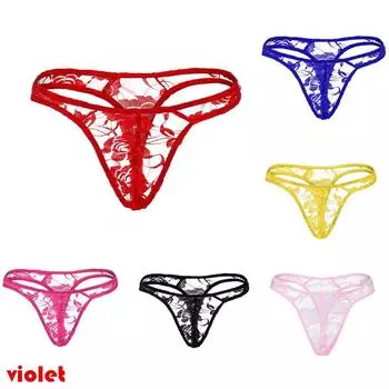 Мужское сексуальное нижнее белье, стринги из стеклянной пряжи, футболки, нижнее белье