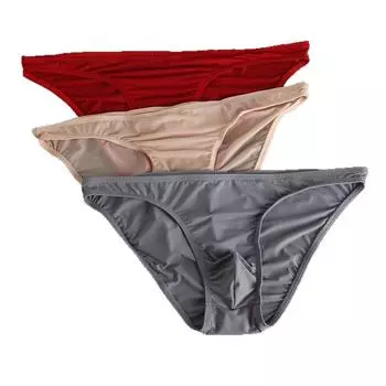 Мужское сексуальное прозрачное нижнее белье-треугольники с низкой посадкой - Дышащий дизайн мешочка L 2.1-2.2 ft