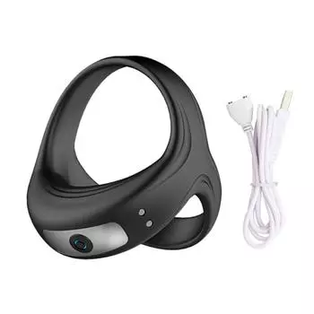 Мужское силиконовое кольцо-фиксатор для фиксации вибрации