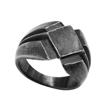 Мужское скандинавское кольцо, винтажное антикварное черное скандинавское кольцо, скандинавские украшения, размер 7–11 7 чёрный