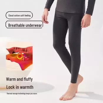 Мужское термобелье: Зимние брюки с подкладкой из бархата средней толщины XXL