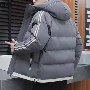 Мужское толстое теплое хлопковое пальто осень/зима 2023 года с бархатной подкладкой XL (125—145 jin)