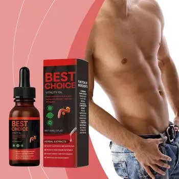 Мужское увлажняющее массажное тонизирующее масло для тела 30 мл One Size