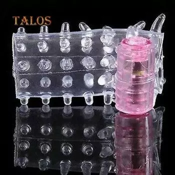 Мужское вибрирующее кольцо на член, рукав для пениса, дополнительный обхват, стимулятор клитора, сексуальные игрушки для взрослых, товары для взрослых