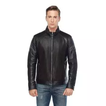 Мужское замшевое пальто из натуральной кожи