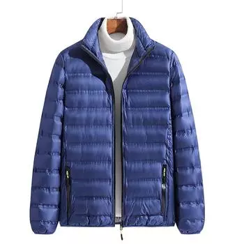 Мужское зимнее пальто с хлопковой подкладкой, облегающее, повседневное, свободная куртка с хлопковой подкладкой, разноцветное пальто, топ M