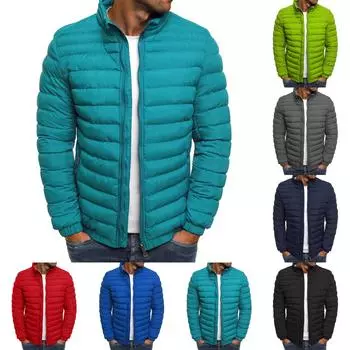 Мужское зимнее пальто, теплое приталенное толстое пальто, повседневная куртка, верхняя одежда, верхняя блузка XXL чёрный