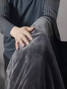 Мужское зимнее пуховое пальто, толстый бархатный жилет с карманами и лацканами, униформа, куртка с лацканами для мужчин, теплая одежда, ветрозащитная ветровка, мужская парка M синий