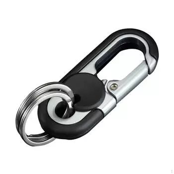 Мужской автомобильный брелок, креативный брелок из цинкового сплава для мужчин чёрный