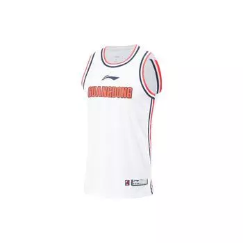 Мужской баскетбольный жилет Li Ning CBA Series Quick-Dry Cool Sports, стандартный белый AAYT829-1 S