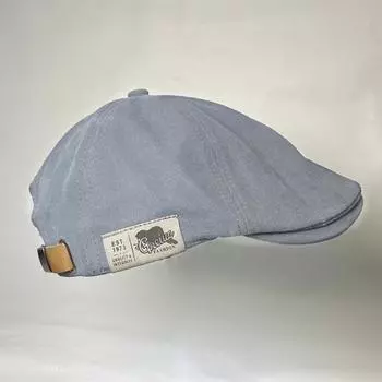 Мужской берет, британская винтажная однотонная регулируемая мужская шляпа для покупок хаки