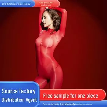 Мужской блестящий шелковистый комбинезон из лошадиного масла с ультратонкими прозрачными чулками 8D на все тело Regular