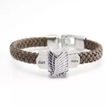 Мужской браслет из кожи и веревки Allen Giant Cartoon Series giant