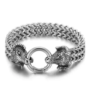 Мужской браслет из титановой стали Zodiac Fashion Personality Steel - цветной