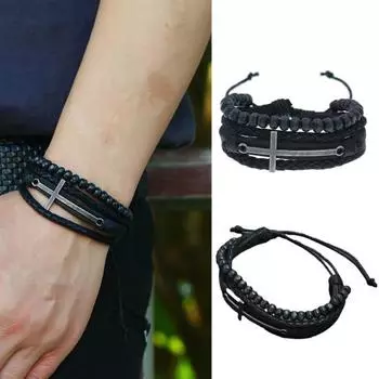 Мужской браслет, легкий деревянный ручной браслет