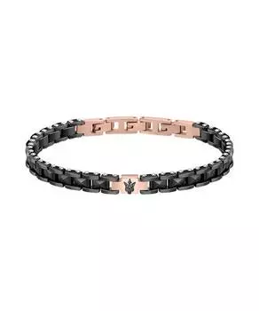 Мужской браслет Maserati Jewels из нержавеющей стали черного цвета JM422ATZ13