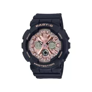 Мужской чехол CASIO BABY G Big Case BA 130 BA 130 1A4JF Розовый Черный