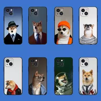 Мужской чехол для телефона с собакой для iPhone Samsung Galaxy Redmi Xiaomi Oppo OnePlus Note SA 7 8 9 10 11 12 13 14 20 21 22 23 53 54 Pro Max Ultra TPU Soft iPhone 6 or 6S