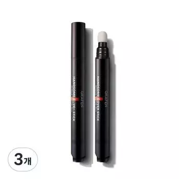 Мужской чехол-карандаш Graphene Handsome Cover Stick 3g, нет. 2 Medium Beige, 3 шт., лучшая мужская косметика Кореи