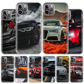 Мужской чехол со спортивными автомобилями для Apple iPhone 11 12 13 14 Pro 7 XR X XS Max 6 6S 8 Plus + Mini 5 SE, мягкий чехол с принтом iPhone 11
