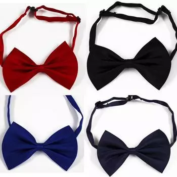 Мужской черный костюм с бабочкой для хора, свадеб и особых мероприятий Bow tie