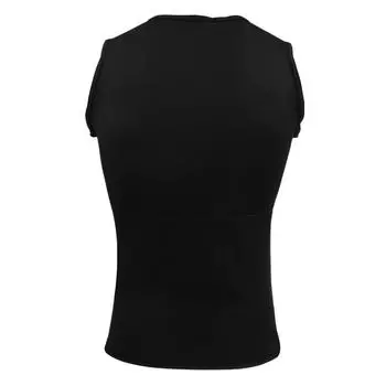 Мужской черный неопреновый гидрокостюм 2 мм, жилет с передней молнией для дайвинга и серфинга S