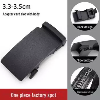 Мужской деловой повседневный ремень с автоматической пряжкой из сплава Mark 1