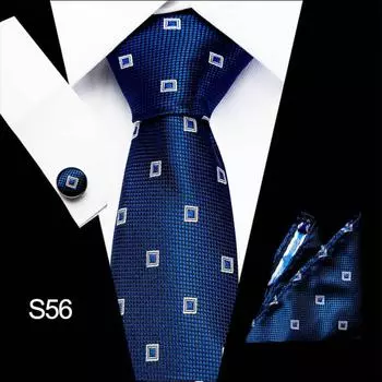 Мужской деловой профессиональный полосатый галстук свадебный костюм аксессуары полиэстер галстук мужской One Size синий