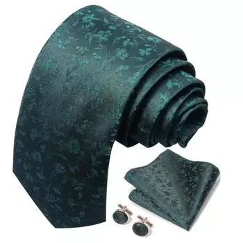 Мужской деловой профессиональный полосатый галстук свадебный костюм аксессуары полиэстер галстук мужской One Size зелёный