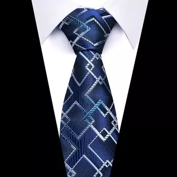 Мужской деловой профессиональный полосатый галстук свадебный костюм аксессуары полиэстер галстук мужской One Size синий