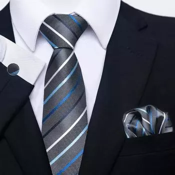 Мужской деловой профессиональный полосатый галстук свадебный костюм аксессуары полиэстер галстук мужской One Size