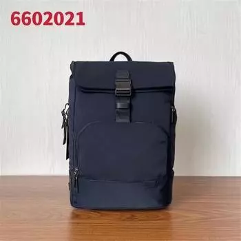 Мужской деловой рюкзак большой вместимости из нейлона чёрный