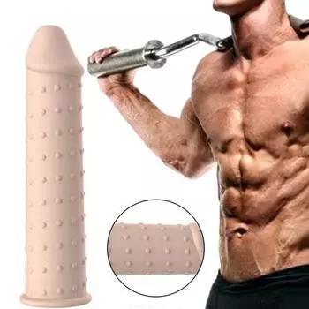 Мужской дилдо презерватив рукав секс частицы увеличение силиконовая игрушка