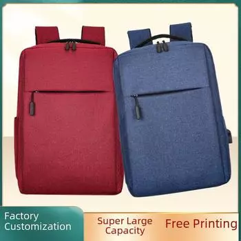 Мужской дорожный рюкзак с зарядкой через USB — подходит для бизнеса и отдыха синий