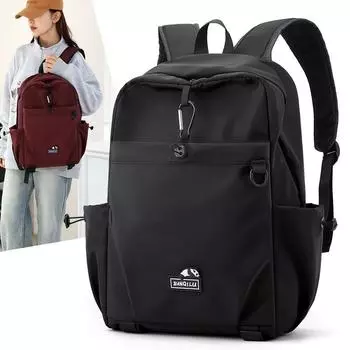 Мужской дорожный рюкзак, водонепроницаемая сумка для компьютера, школьная сумка для студента, женский однотонный рюкзак серый