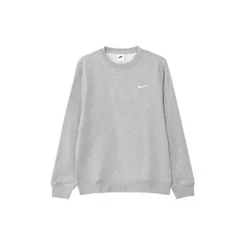 Мужской флисовый пуловер Nike Sportswear Club, топы, темно-серый, 623459-063 S