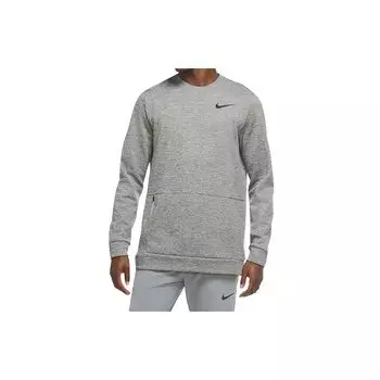 Мужской флисовый пуловер с длинными рукавами Nike Therma Training, серый CU7272-063 M
