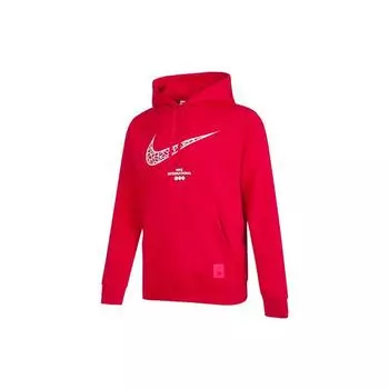 Мужской флисовый пуловер с капюшоном Nike CNY, красный DQ5067-687 L