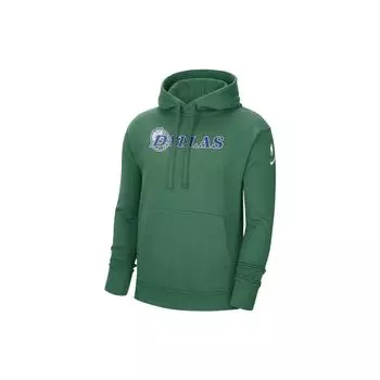 Мужской флисовый пуловер с капюшоном Nike NBA Dallas Mavericks с буквенным принтом и логотипом, зеленый DB2311-312 XXL