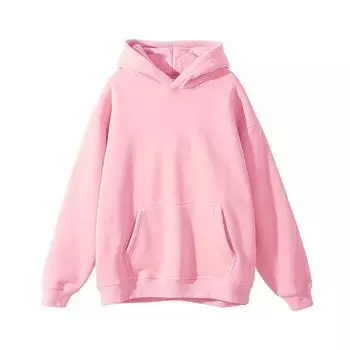 Мужской флисовый свитер с капюшоном, мужское плотное и утолщенное американское свободное пальто, однотонный свитер с капюшоном для мужчин M мятный зеленый