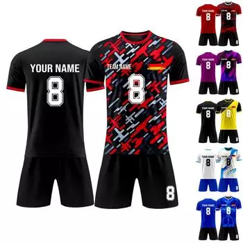 Мужской футбольный тренировочный костюм Hotspur Home Jerseys 18 чёрный