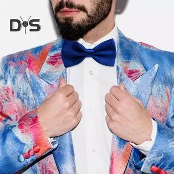 Мужской галстук-бабочка, съемный, регулируемый, однотонный, деловой, деловой костюм, пальто, галстук-бабочка, аксессуар оранжевый