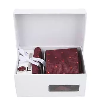 Мужской галстук изысканный мягкий мужской деловой формальный костюм рубашка галстук украшение подарочная коробка наборK08 K08