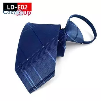 Мужской галстук в полоску, обычные регулируемые галстуки на молнии для мужчин. Идеальный выбор для подарков.