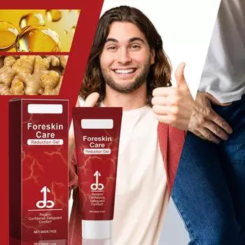 Мужской гель для ухода за собой, нежный уход, повышает уверенность в себе, уменьшает смущение и снимает дискомфорт в интимных частях, травяной массажный гель, 1 шт. One Size белый